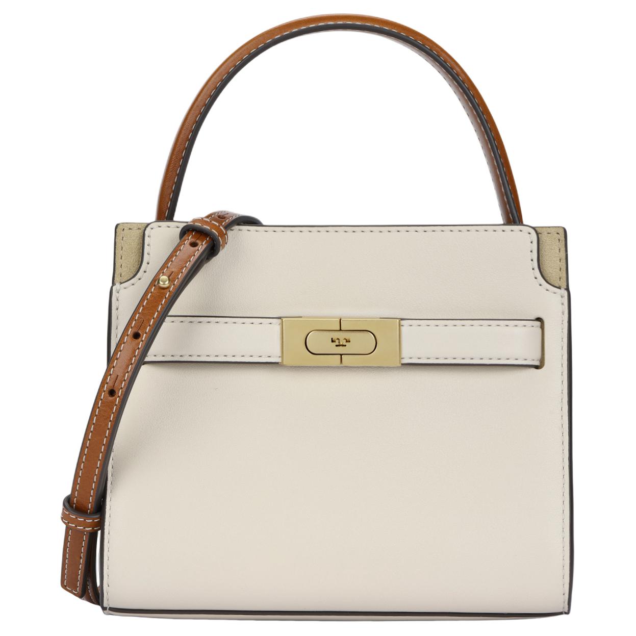 

TORY BURCH Маленькая двойная сумка Ли Радзивилл новый крем