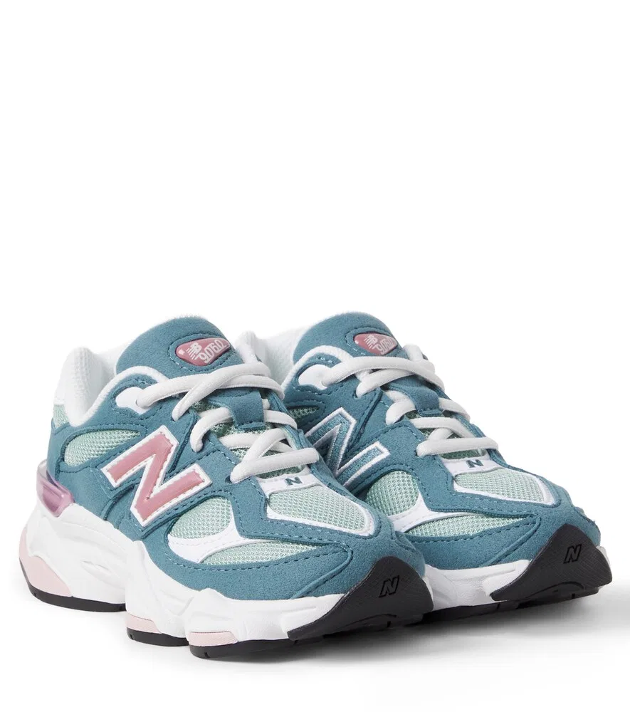 Детские кроссовки 9060 с замшевой отделкой New Balance Kids, синий