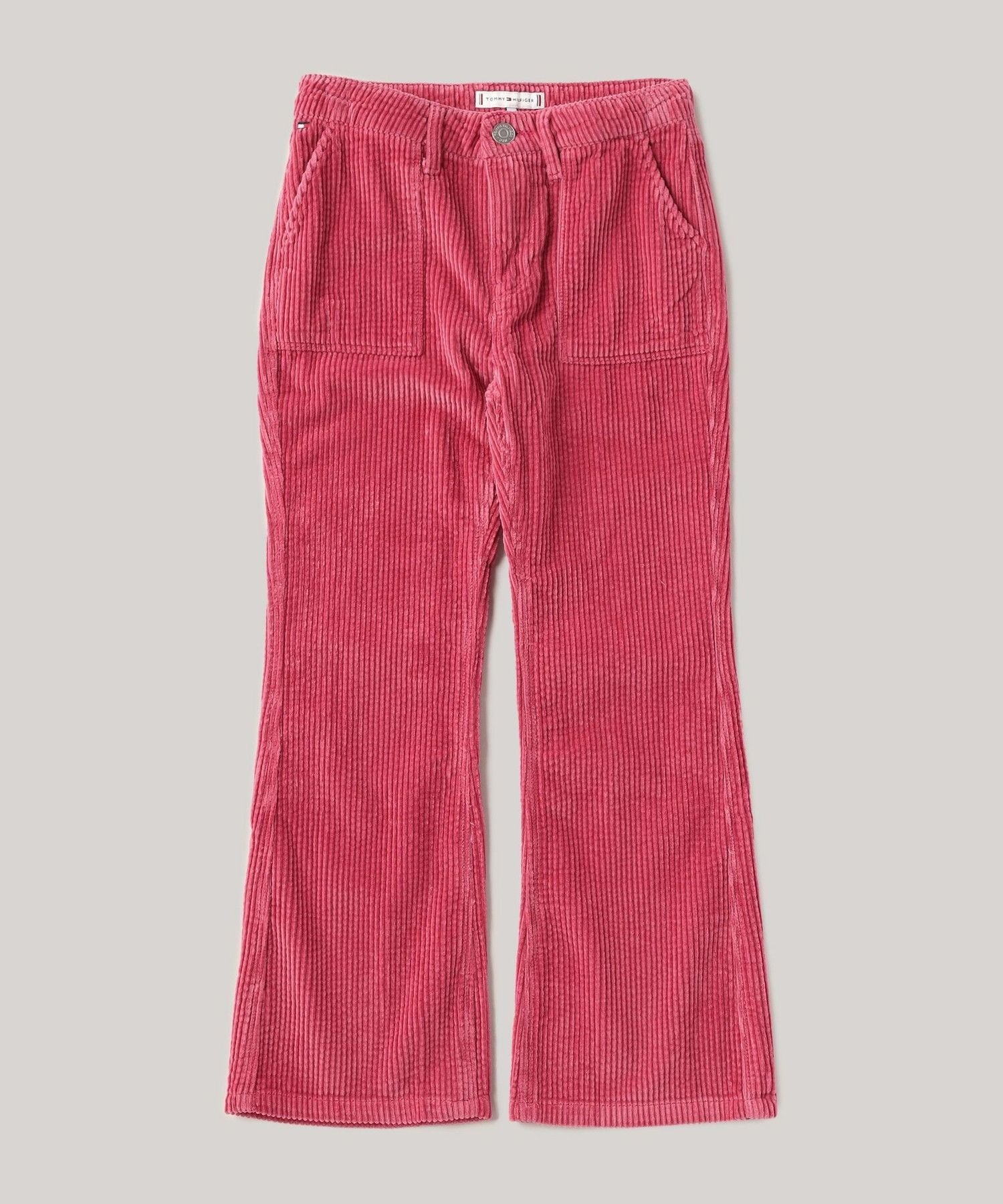 (K) Вельветовые брюки-клеш от TOMMY HILFIGER для девочек, Pink — фото 3
