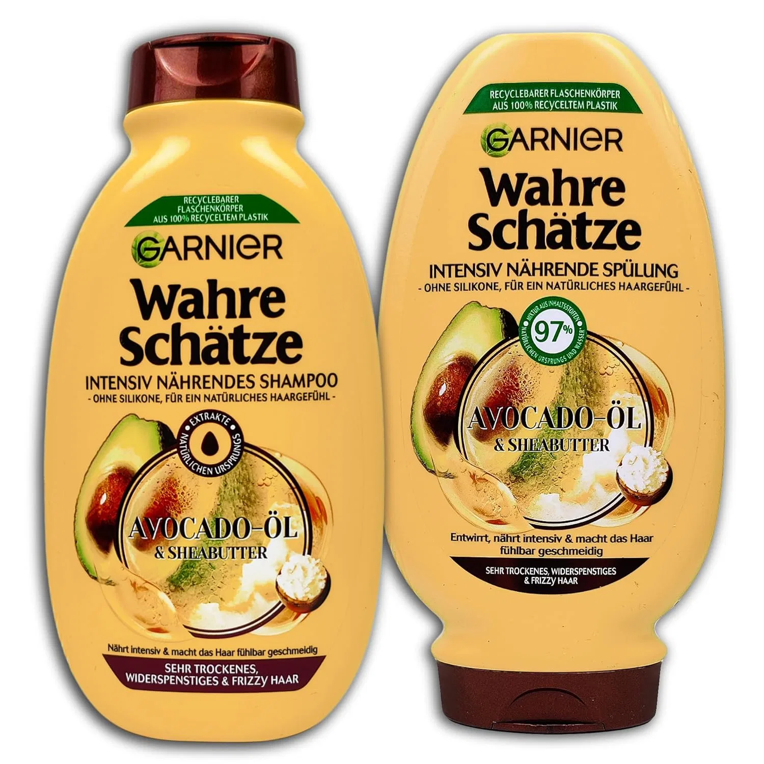 Набор для ухода за волосами Garnier True Treasures с маслом авокадо и ши Topdeal