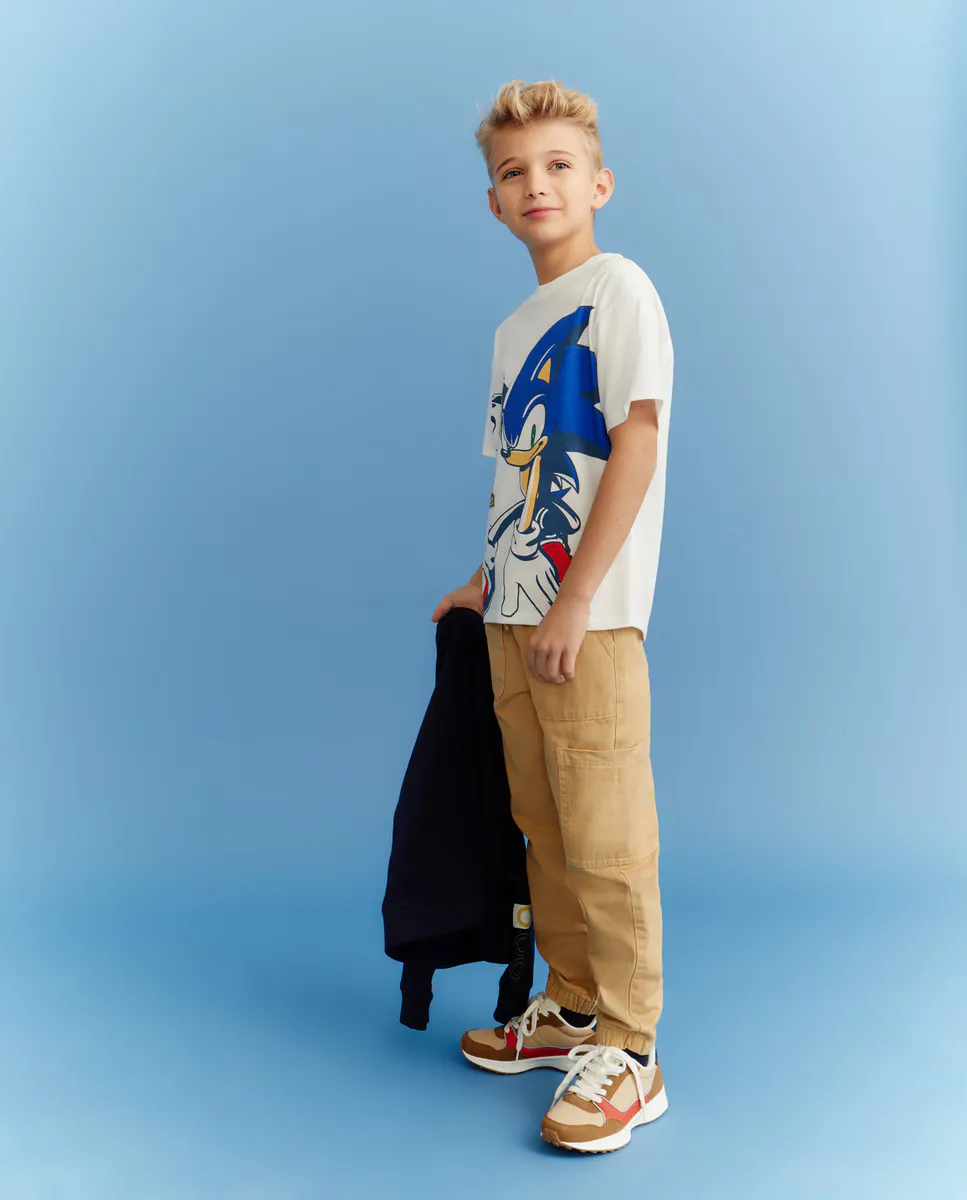 

Футболка с короткими рукавами для мальчика Kids El Corte Inglés, белый