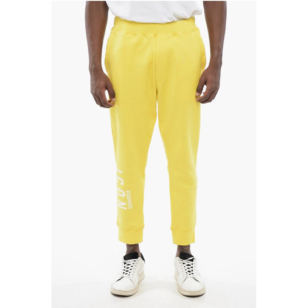 

Джоггеры ICON из хлопка с принтом Dsquared2, Yellow