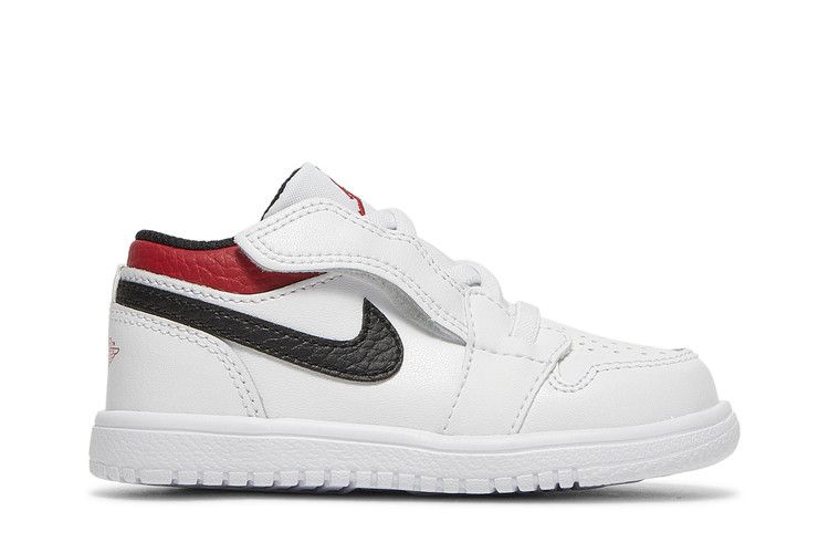 Кроссовки Air Jordan Air Jordan 1 Low ALT TD 'White Gym Red', белый — фото 2