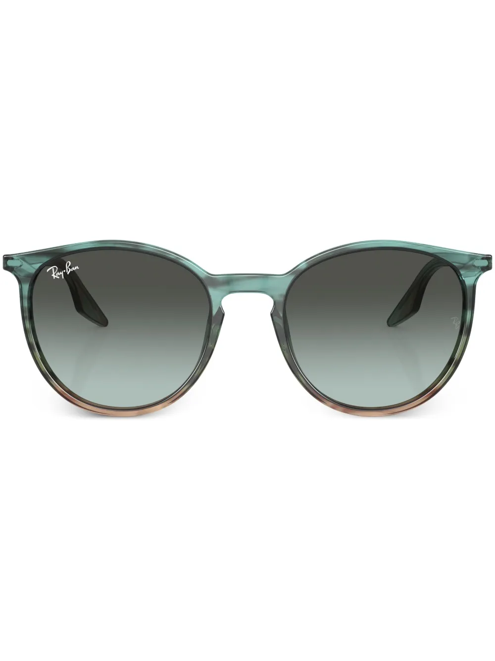 

Солнцезащитные очки в круглой оправе с логотипом Ray-Ban, мультиколор