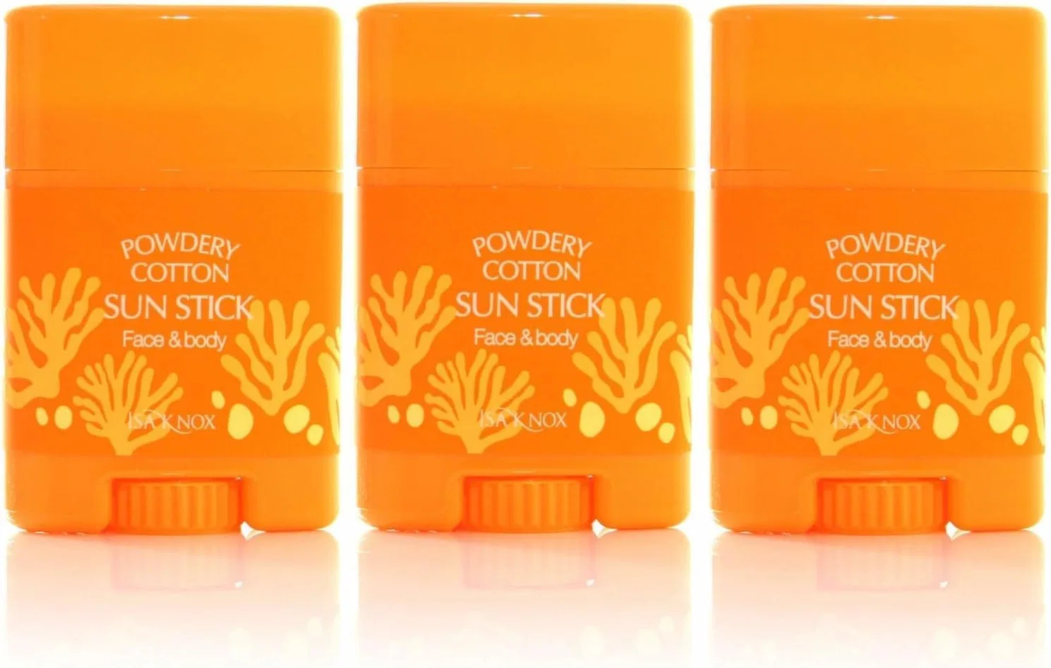 Солнцезащитный стик SPF 50+ PA++++, бесцветный, 19 г, набор 3 шт
