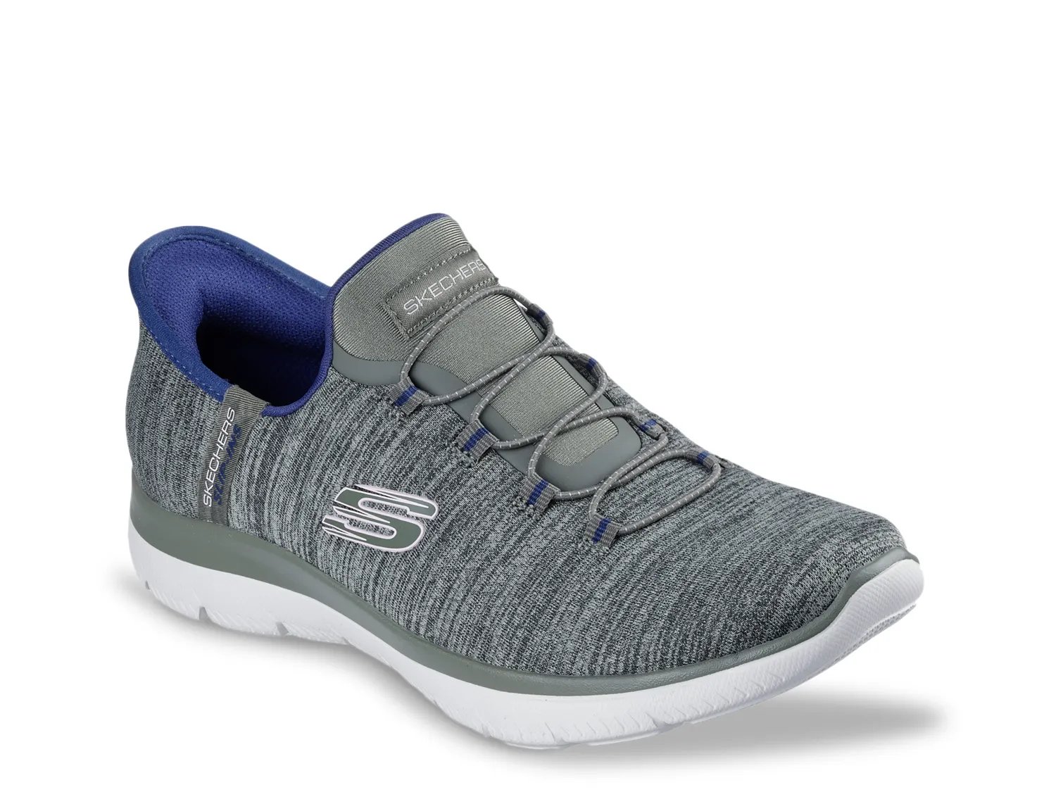 Кроссовки Skechers Slip-ins Summits Everyday Set Sneaker - Women's, Olive Green