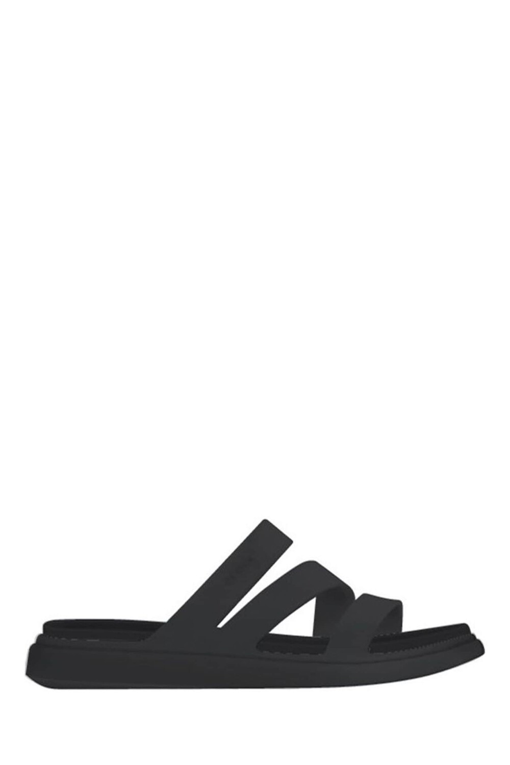 Босоножки Getaway с ремешками Crocs, черный