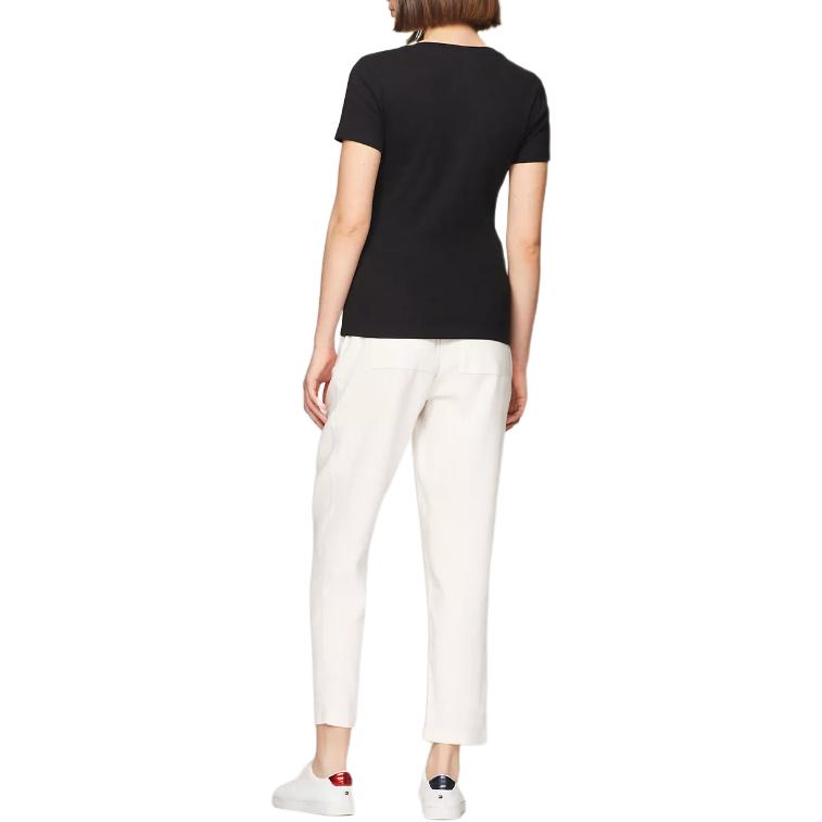 Футболка Tommy Hilfiger Regular Women's, черный — фото 2