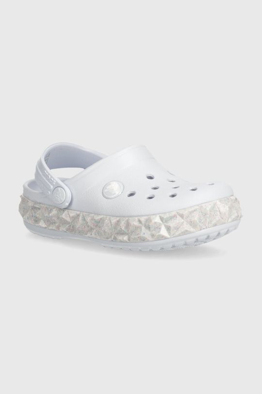 

Детские шлепанцы Geometric Glow Band Crocs, синий