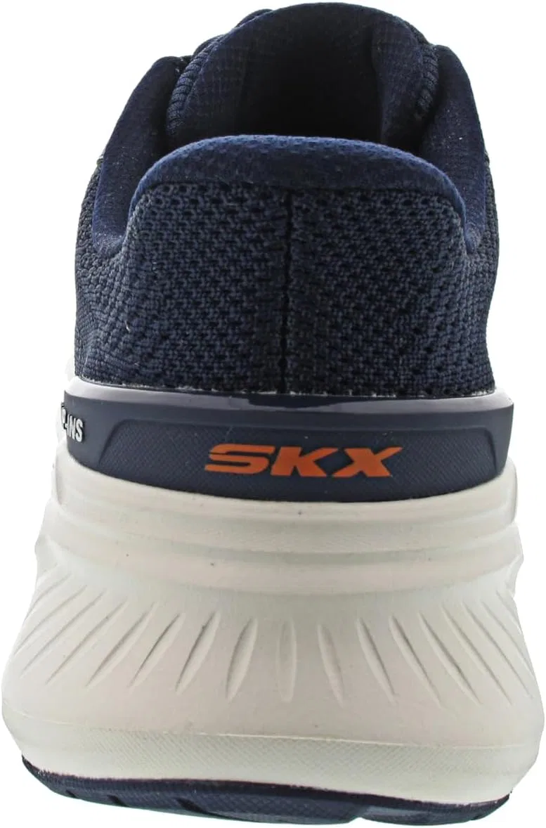 Кроссовки Skechers 232846 EDGERIDE, угольно-желто-серые, мужские, на шнурках, тканевые, без шнурков — фото 2
