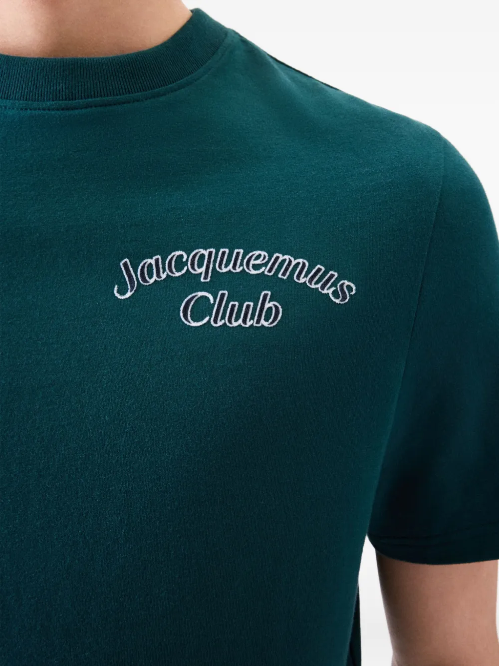 Футболка The Club с вышивкой JACQUEMUS, зеленый — фото 4