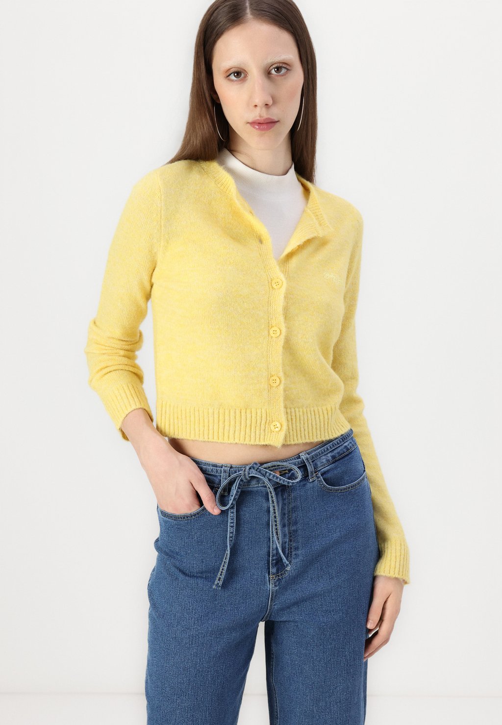 

Кардиган COSY CREW CARDI BDG Urban Outfitters, желтый