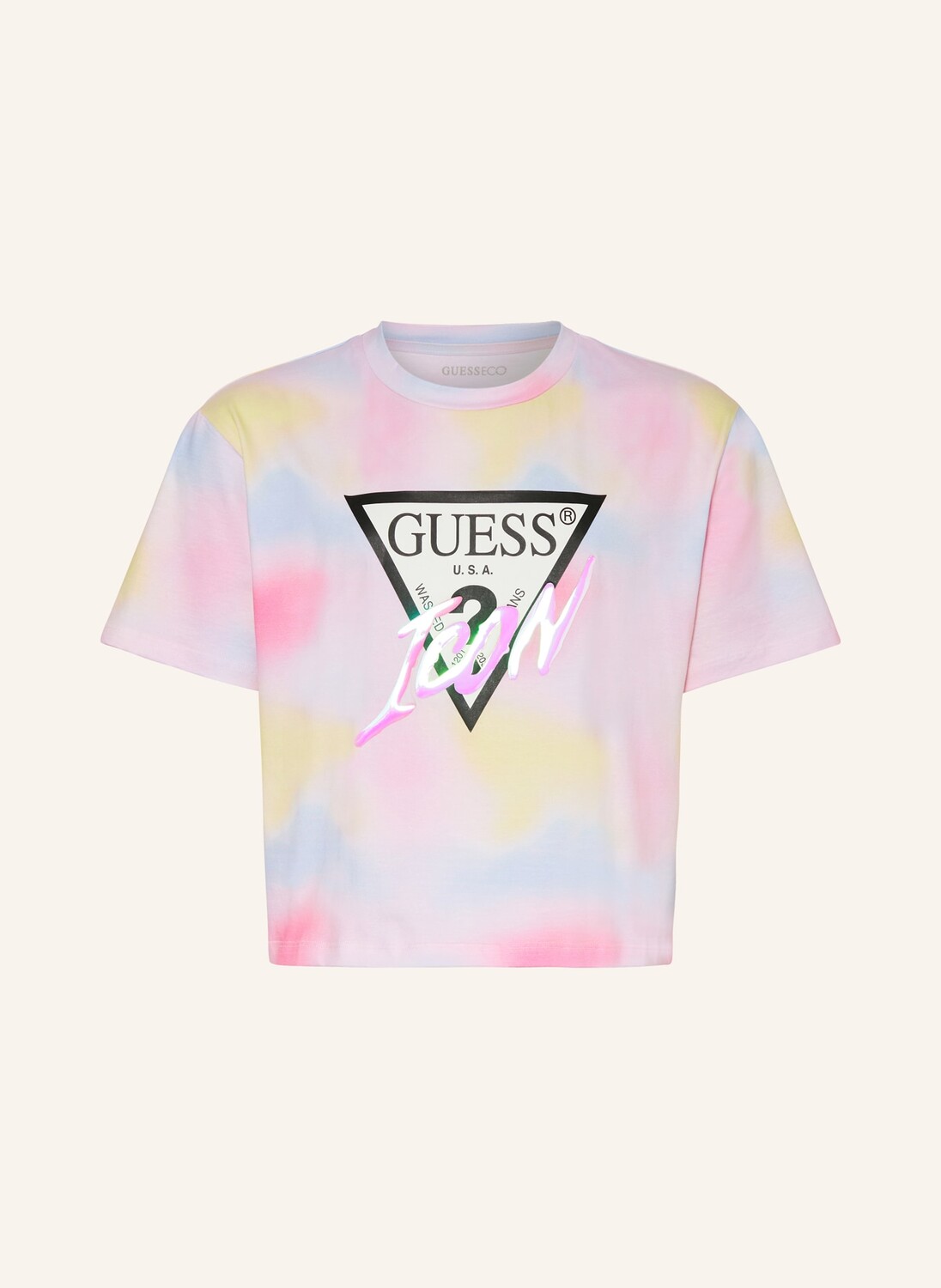 

Футболка Guess, розовый