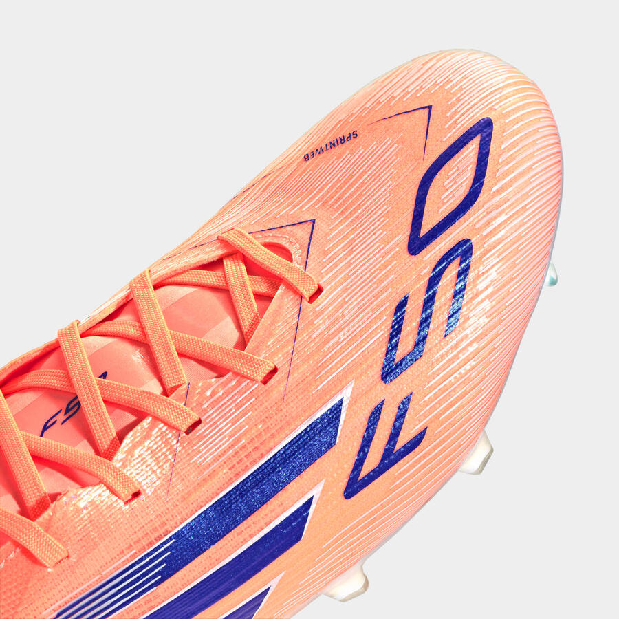 ADIDAS Женские/мужские футбольные бутсы FG - F50 Pro Coral Blaze Orange — фото 3