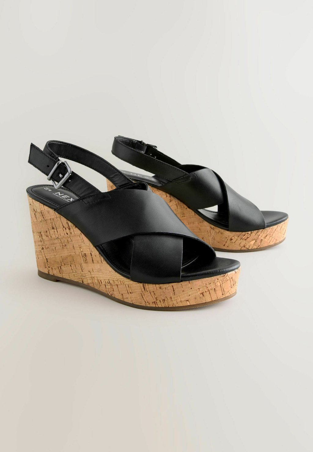 Босоножки на танкетке Espadrilles Next, цвет Mottled Black — фото 2