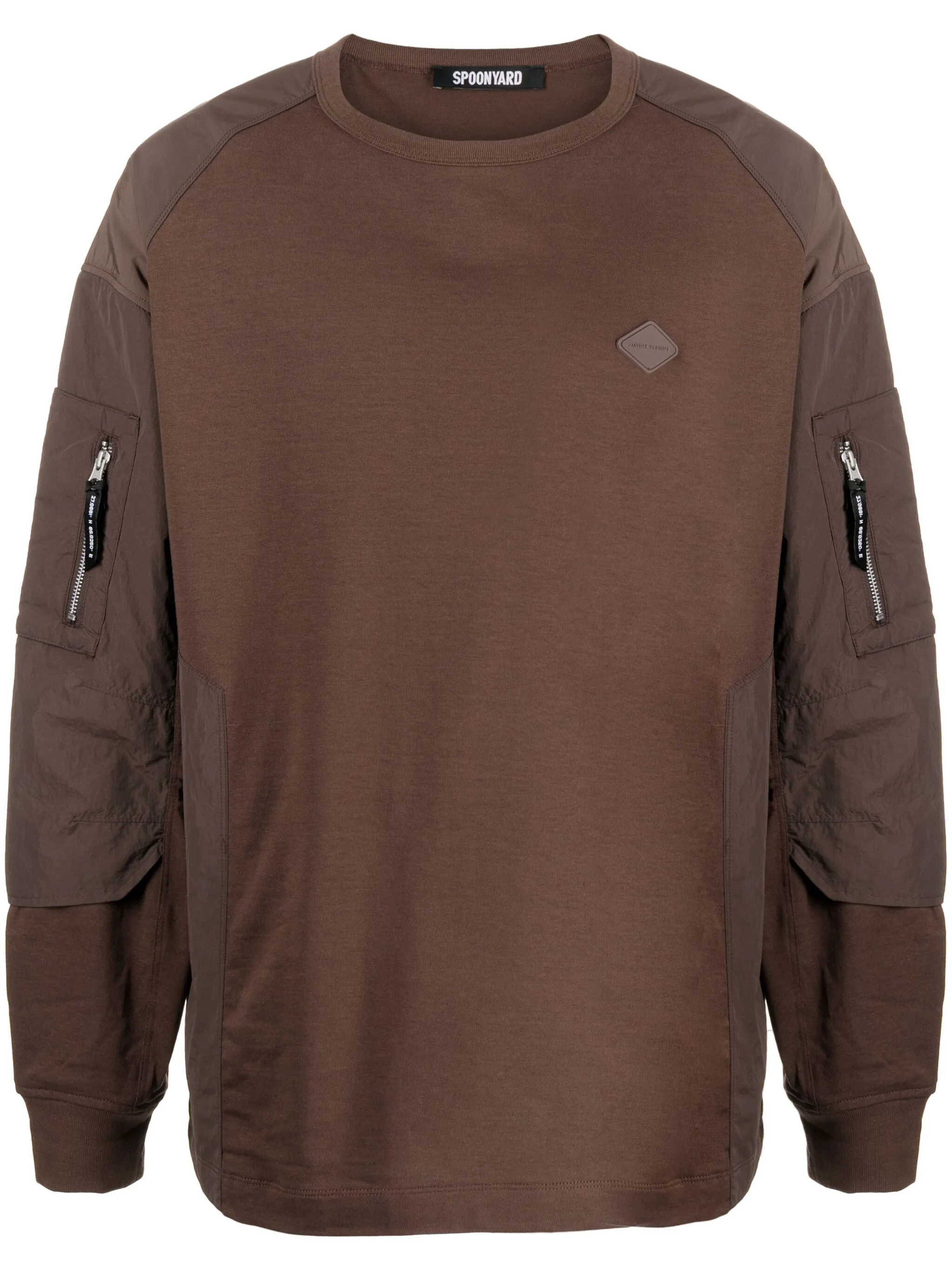 

Толстовка с круглым вырезом Spoonyard, коричневый