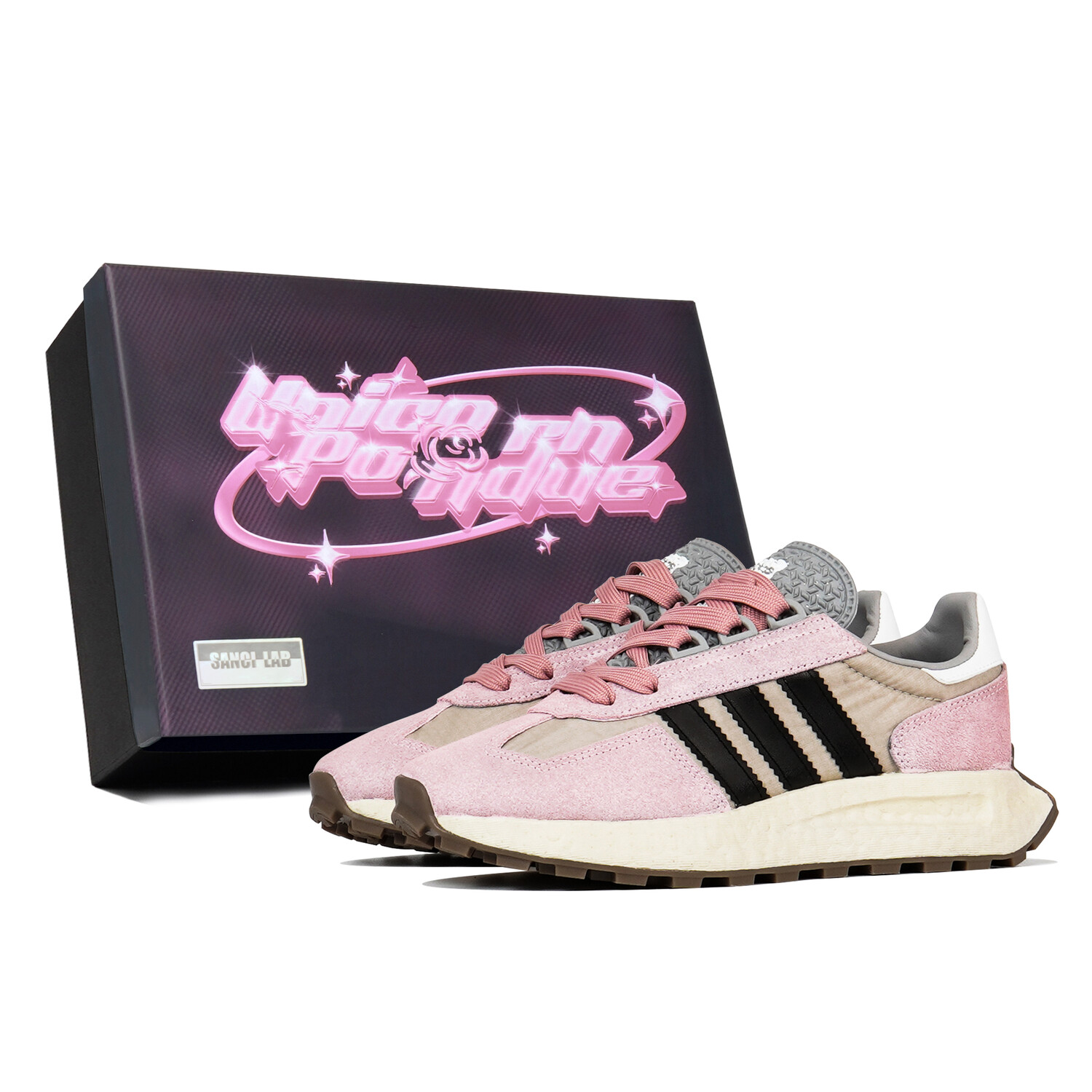 

Кроссовки Retropy E5 унисекс с низким верхом розового цвета Adidas Originals