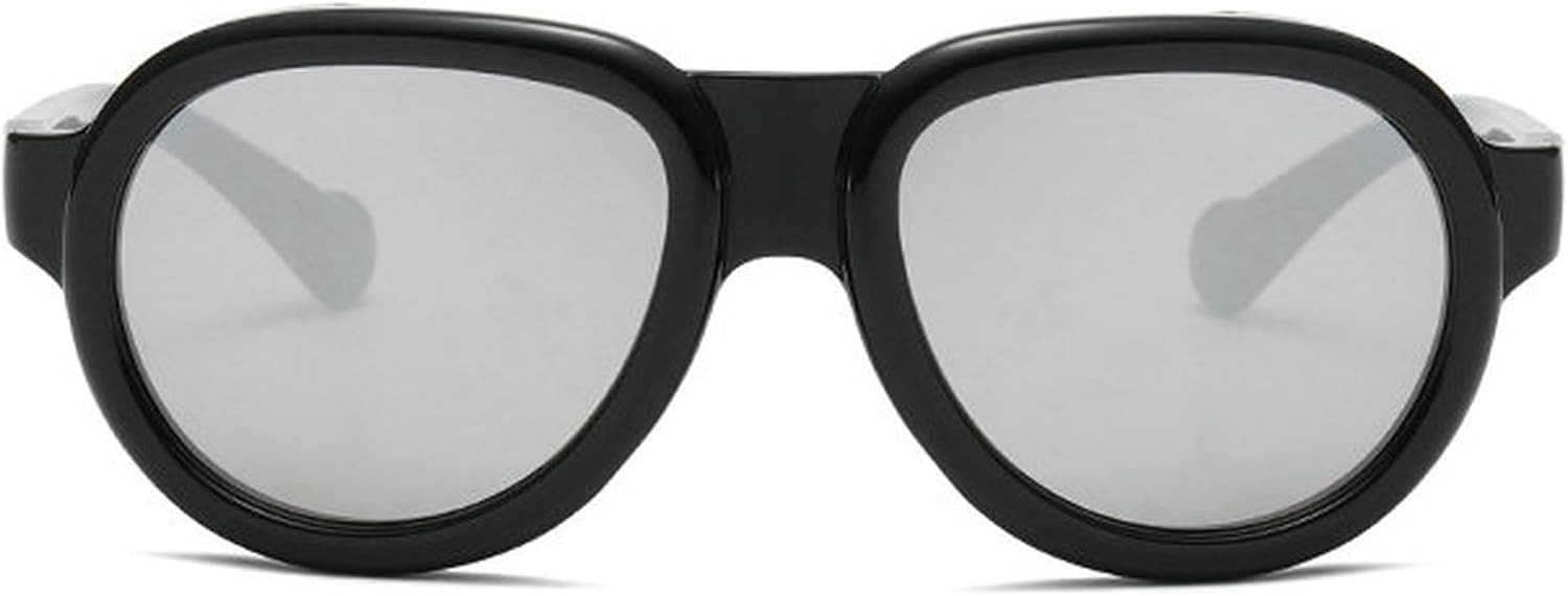 

Солнцезащитные очки Willochra Retro Oversized Pilot для женщин, мода 70-х, градиентные круглые солнцезащитные очки для мужчин, панк-очки, защита от УФ-излучения для путешествий, C6
