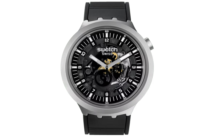 

SWATCH Часы Men 47mm Skeleton Watch SB07S105