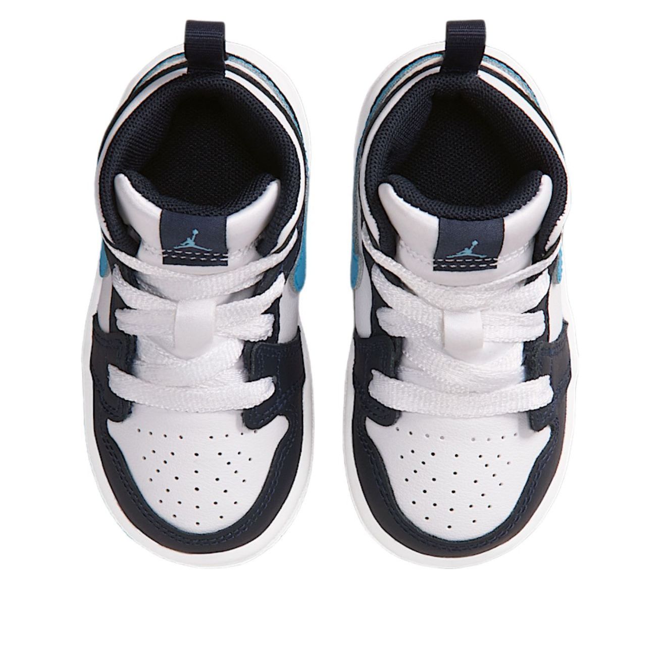 (TD) Air Jordan 1 Mid 'Obsidian Dark Powder Blue' — фото 3