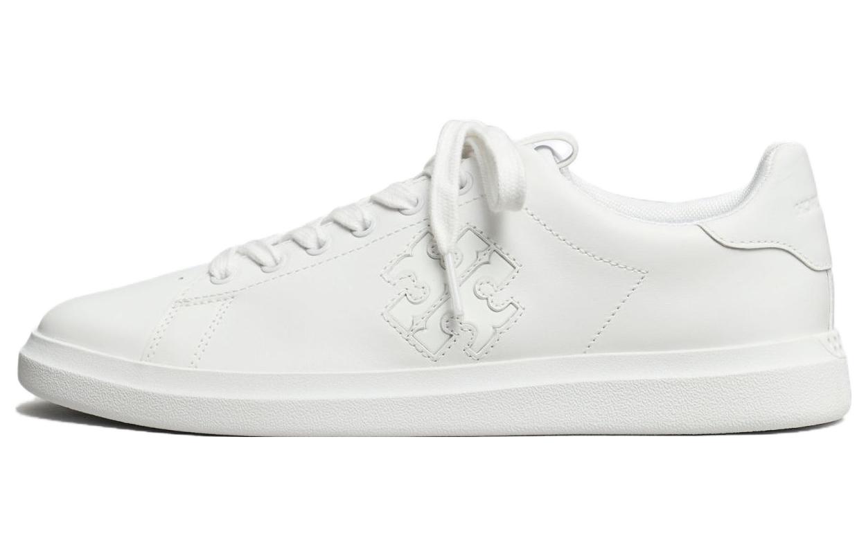 

Кроссовки TORY BURCH Double T Howell Leather Sneakers, белый