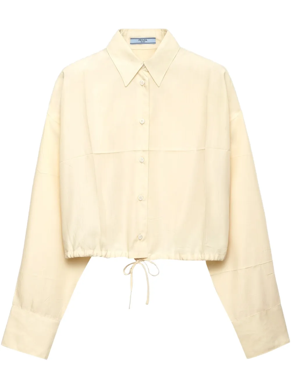 

Рубашка из канваса Prada, желтый