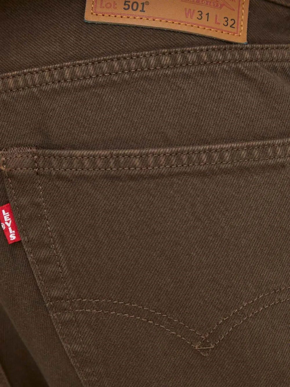 Джинсы 501 Levi'S, коричневый — фото 4