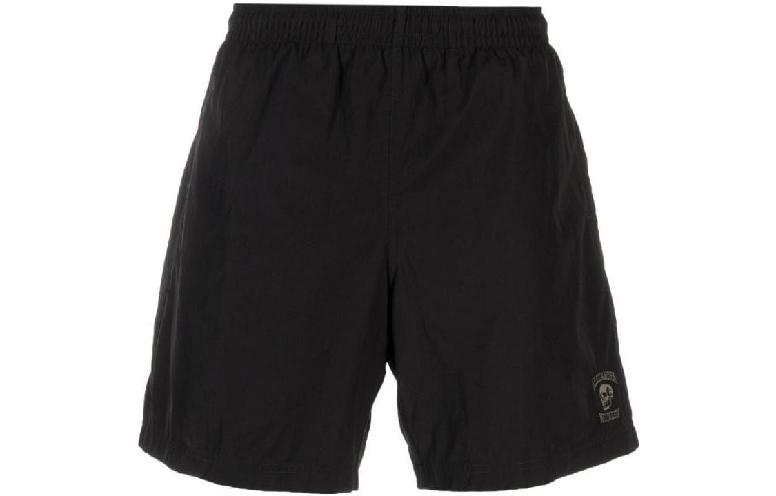 

Черные технические плавки с вышитым логотипом Alexander McQueen