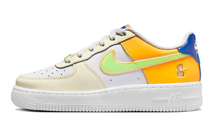 Кроссовки Nike Air Force 1 LV8 'Player One - Laser Orange' GS