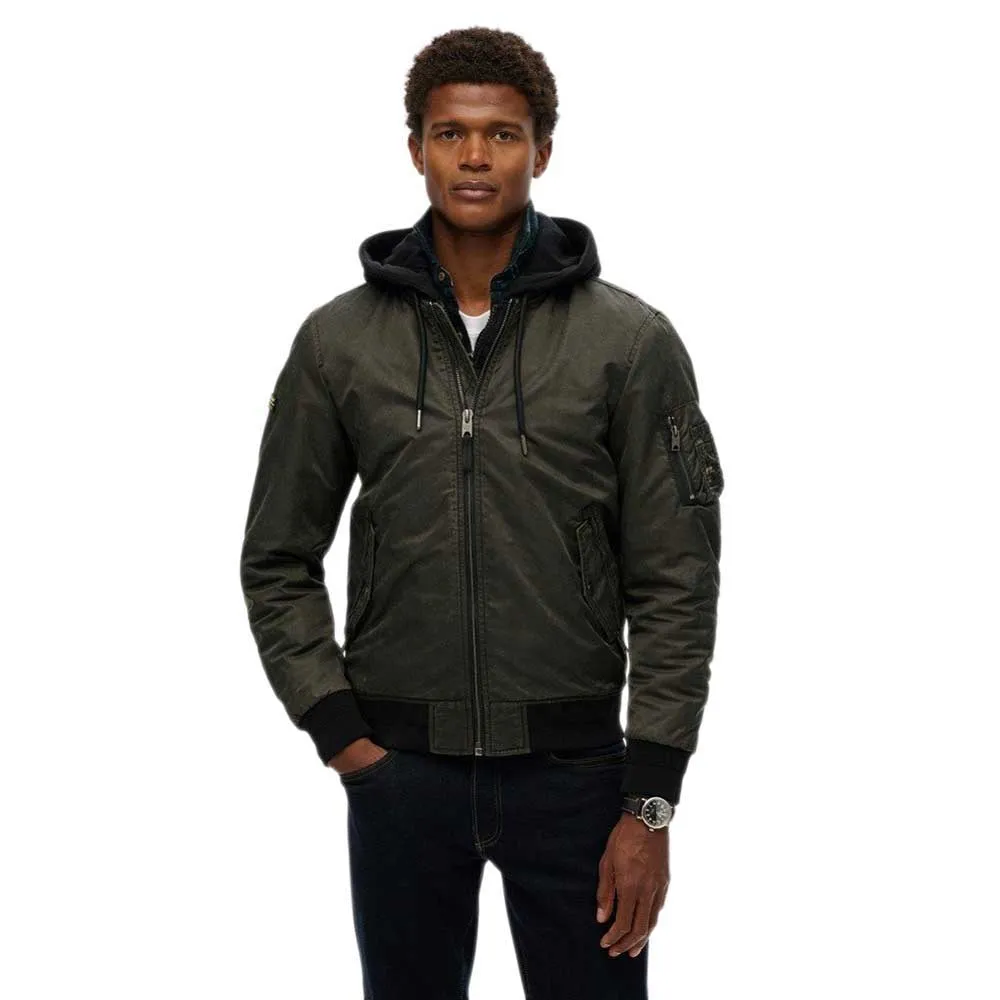 

Куртка Superdry Military MA1 bomber, зеленый