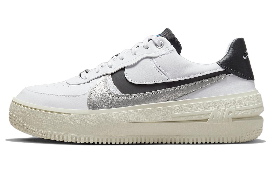 

Nike Air Force 1 PLT.AF.ORM Белый металлик Серебристый Черный (женские)