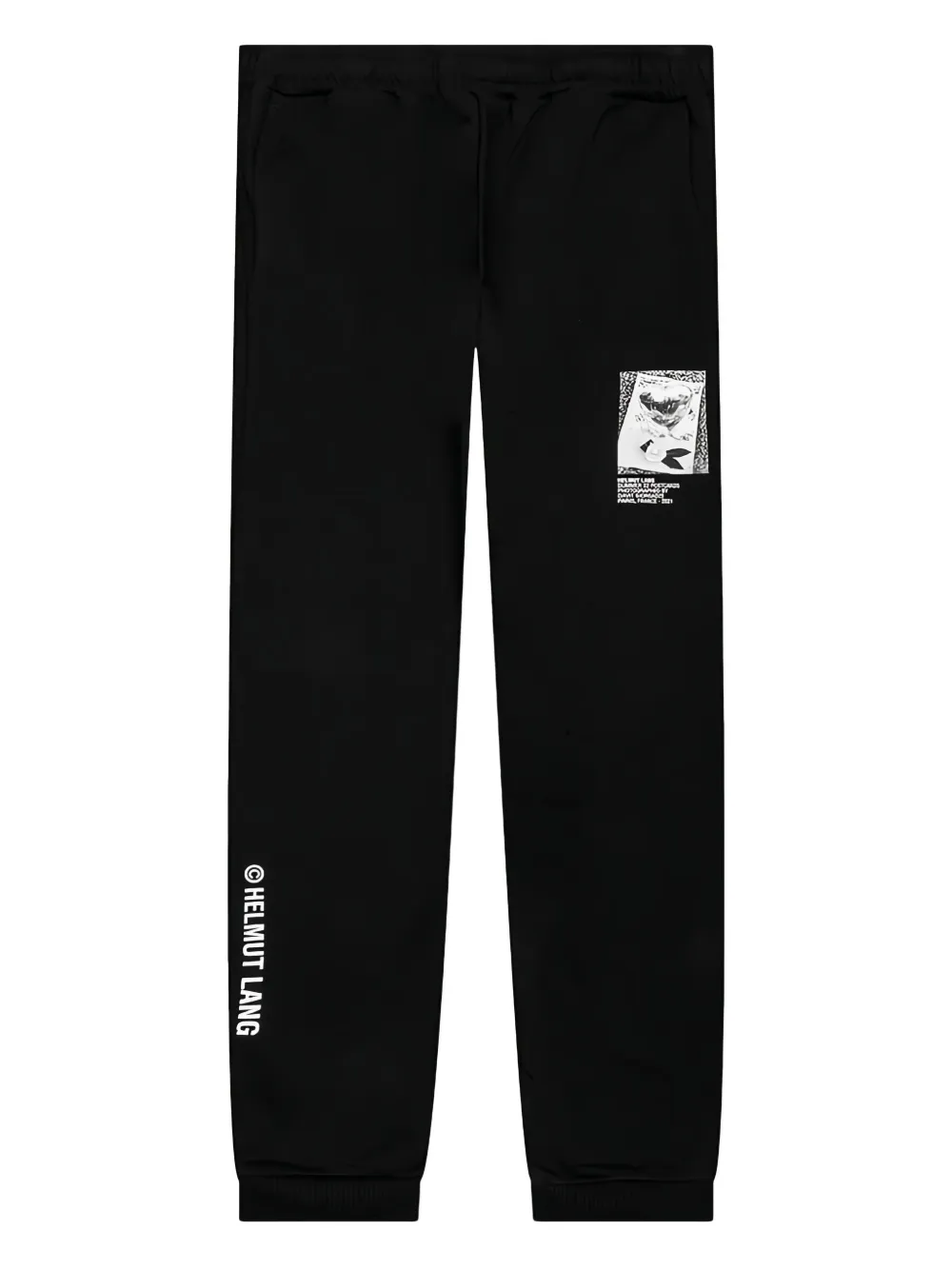 

Хлопковые спортивные брюки Helmut Lang, черный