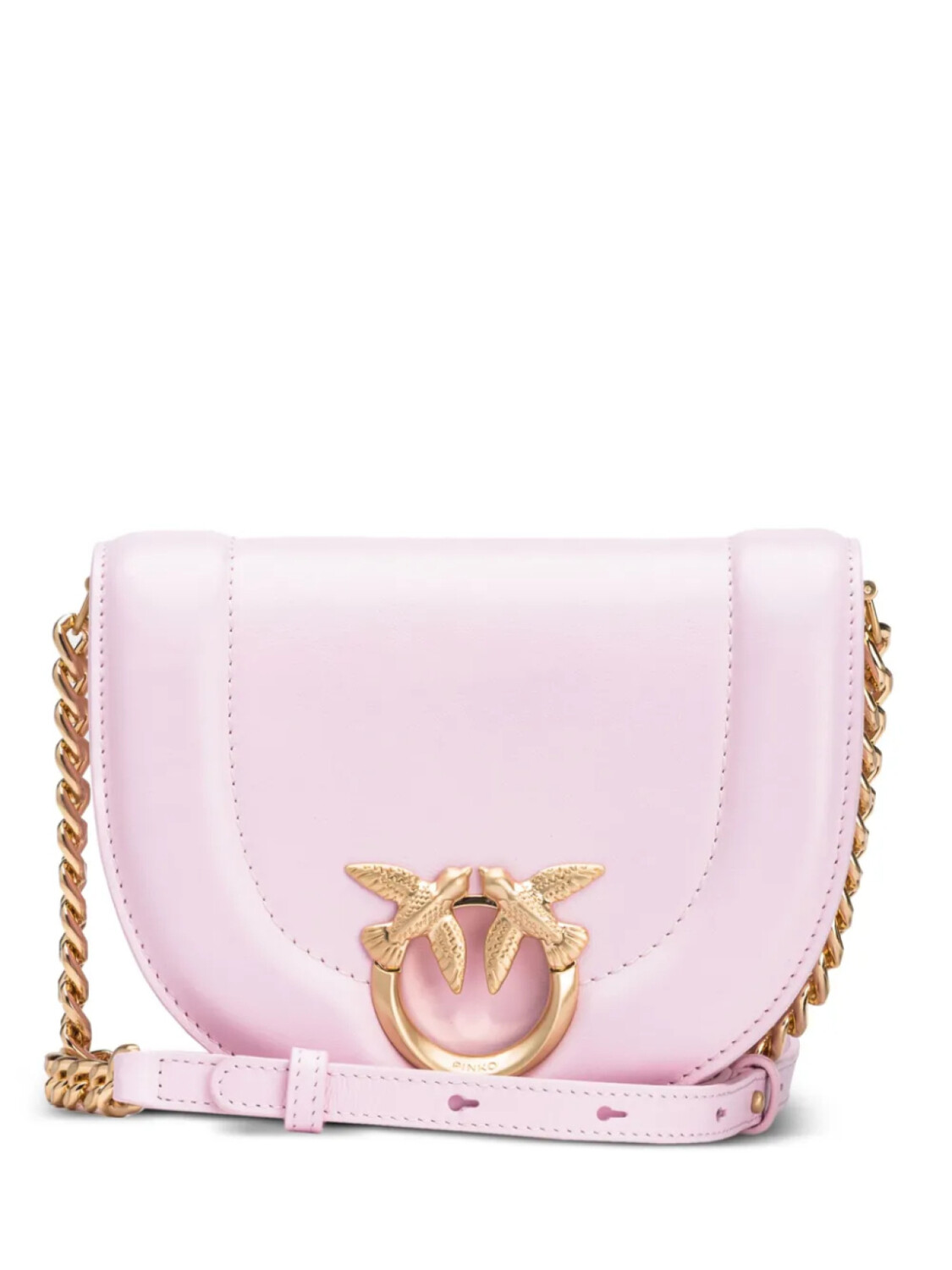 

PINKO сумка через плечо с декором Love Birds, розовый