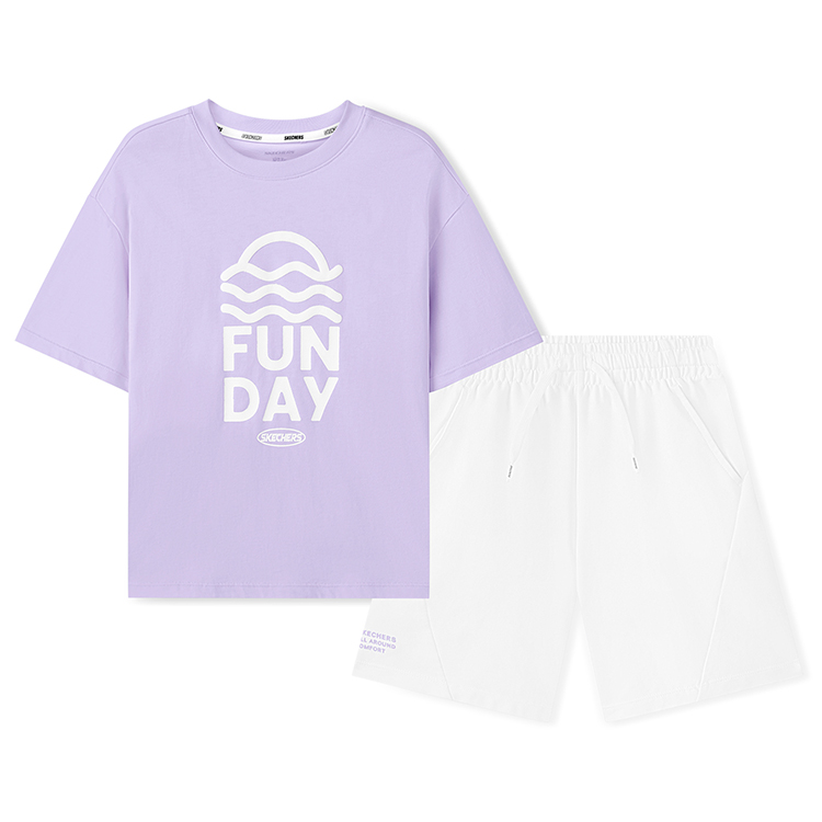 

Повседневная спортивная одежда для детей Skechers, светло- сиреневый