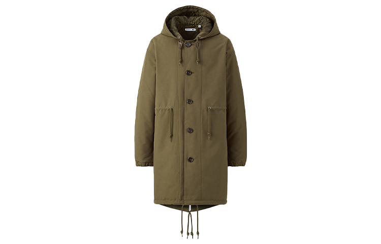 

UNIQLO Куртка мужская оливковая, Olive Green
