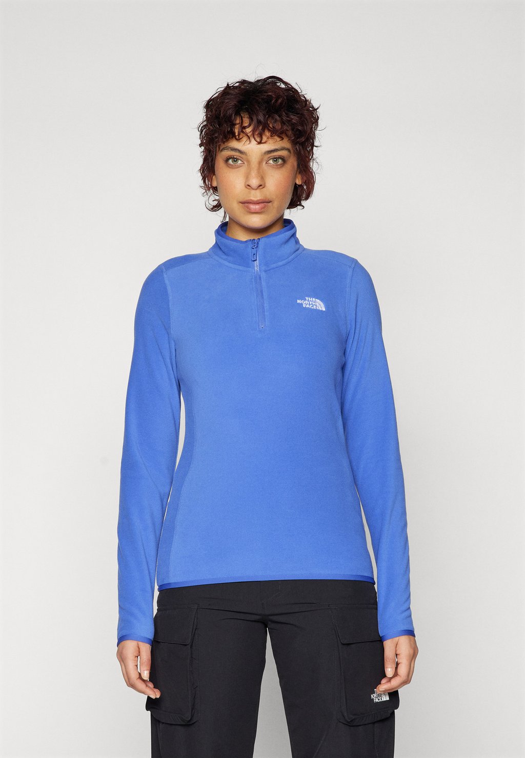 

Флисовая толстовка 100 GLACIER 1/4 ZIP The North Face, черничный