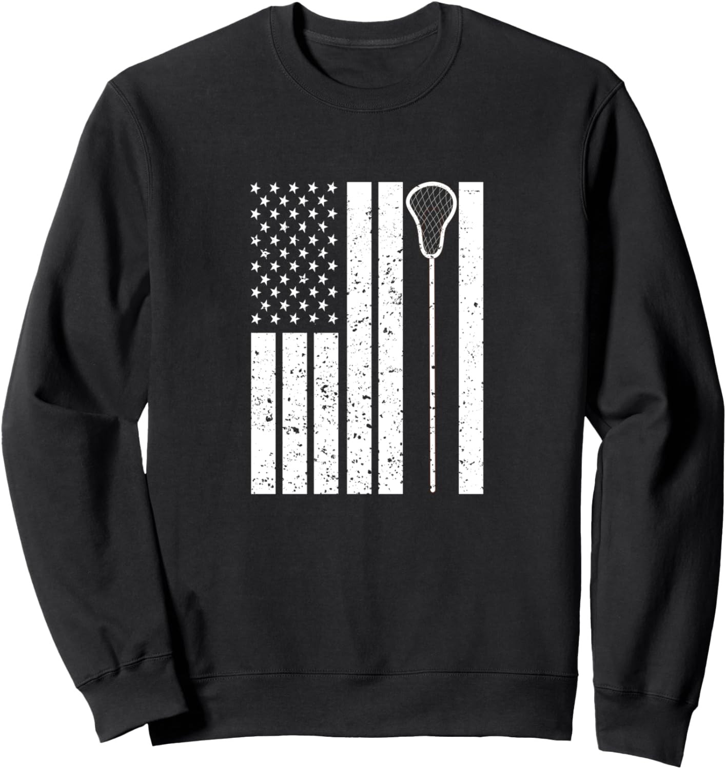 

Профессиональный игрок в лакросс - толстовка с изображением флага США и символикой спортивных соревнований по метанию мяча American Sports Flag - Expert Lacrosse Team Gift, черный