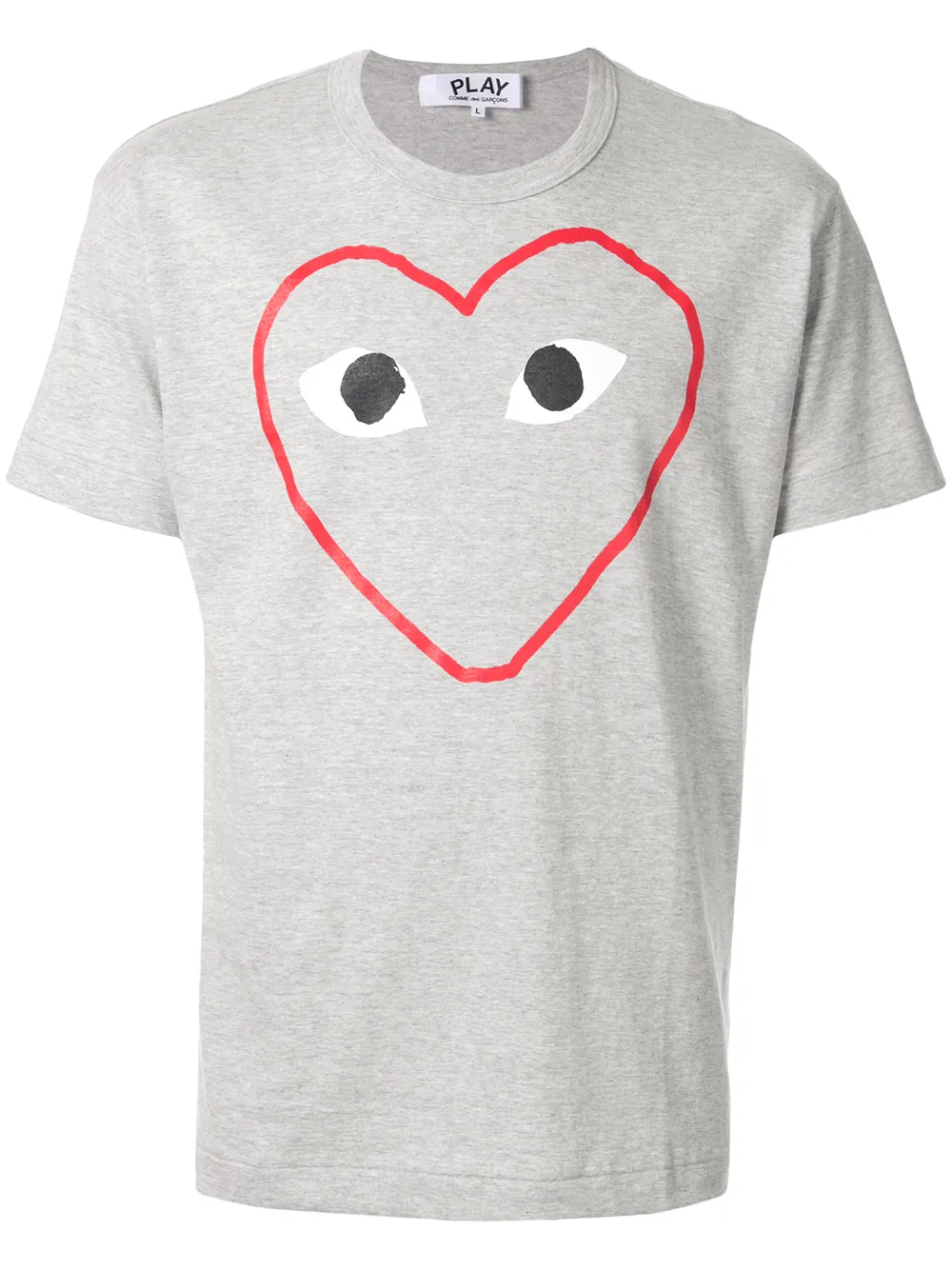 

Футболка Play с логотипом Comme Des Garçons Play, серый
