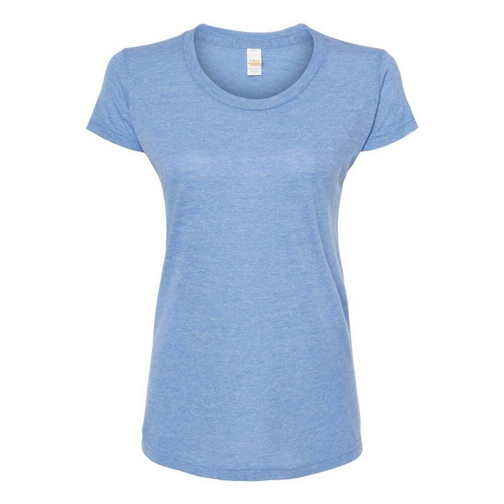 

Tultex Женская футболка Slim Fit Tri-blend, цвет Athletic Blue Tri