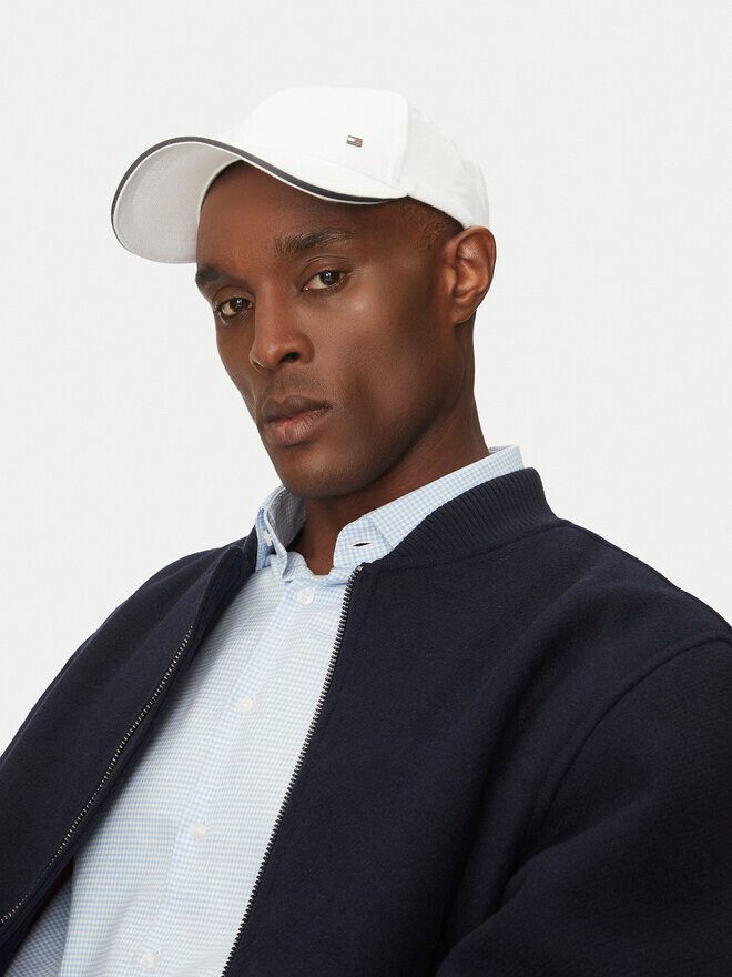 

Бейсболка Tommy Hilfiger Corp Flannel AM0AM13164, белый