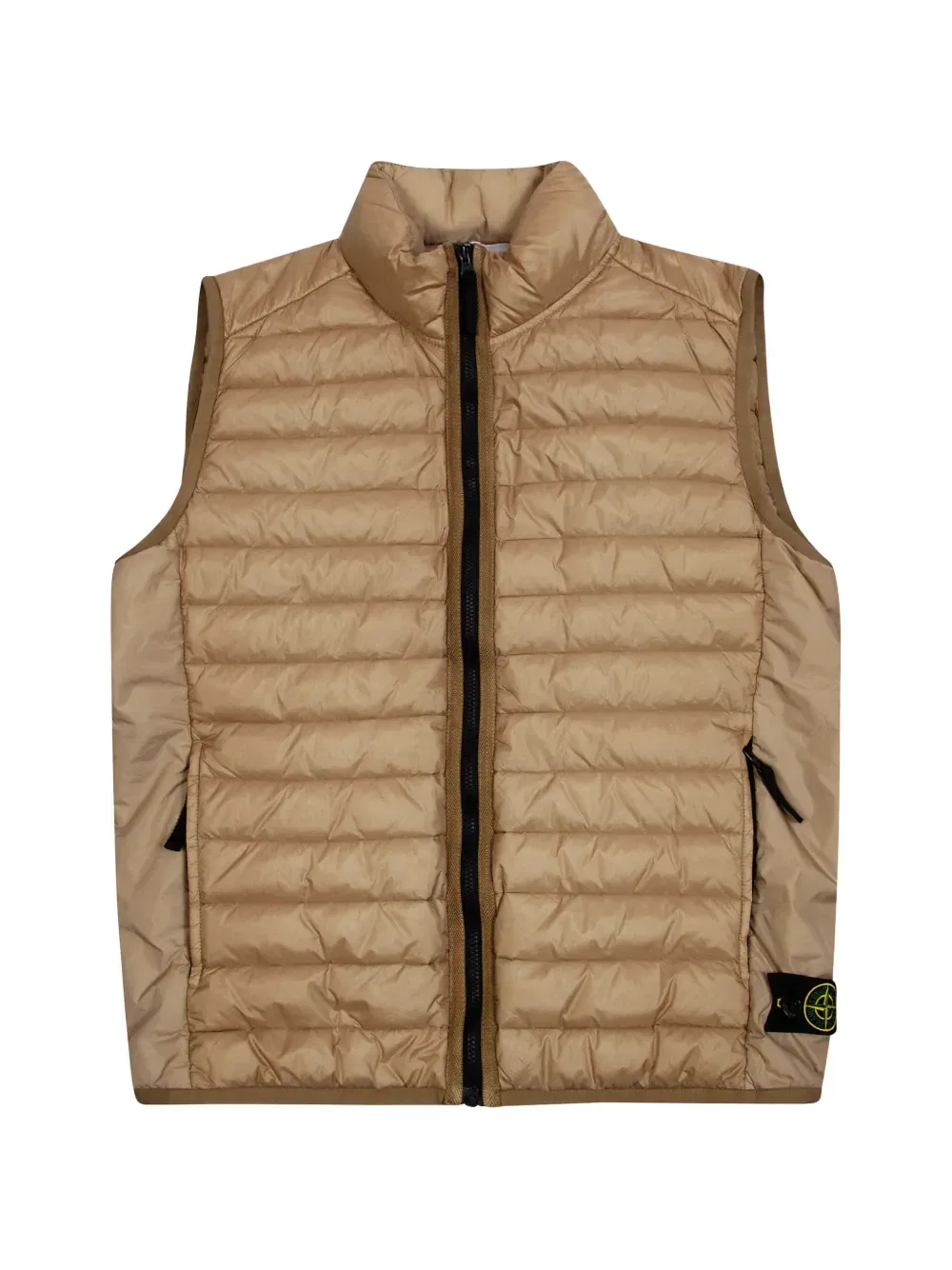 Стеганый жилет без рукавов Stone Island Junior, нейтральный