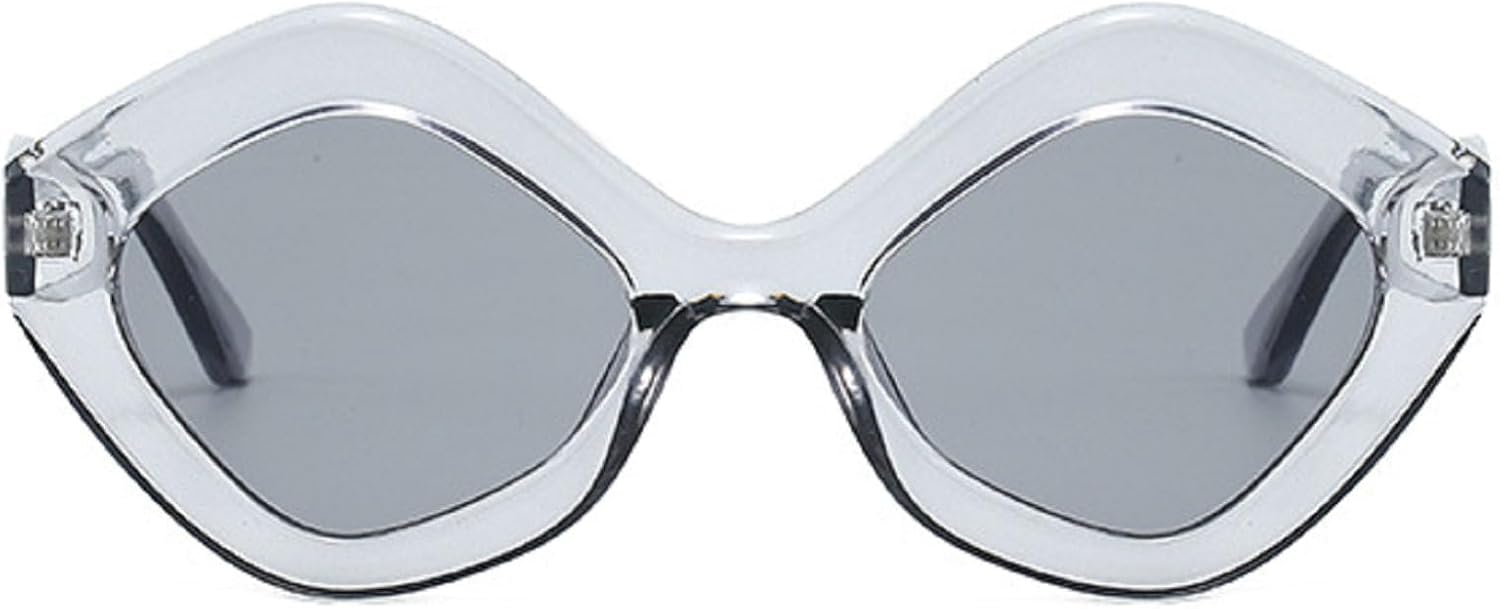 

Винтажные солнцезащитные очки «кошачий глаз» для женщин и мужчин, 2025 год, дизайнерские модные солнцезащитные очки-маски, женские тренды, солнцезащитные очки для улицы, защита от УФ-излучения UV400 mincl, Gray