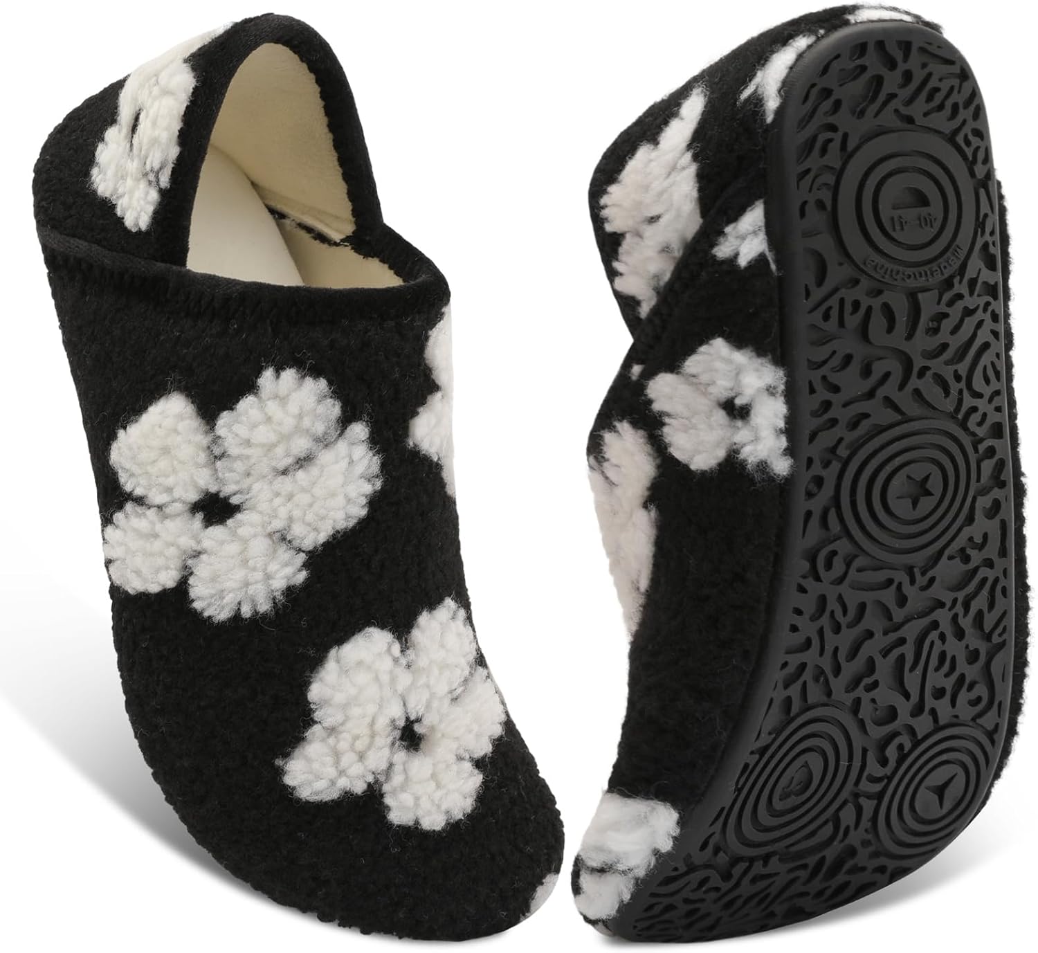 

Женские и мужские тапочки Fires с резиновой подошвой, мягкие и легкие, домашние носочные тапочки для носки дома, нескользящие для использования внутри и снаружи, Wflower