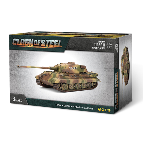 

Фигурка Clash Of Steel – Tiger Ii Heavy Tank Platoon (X3 Plastic) Gale Force Nine