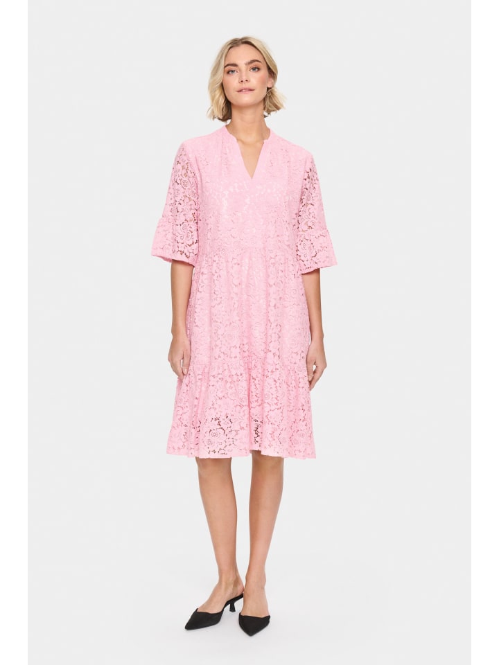 

Платье ZannaSZ, свободного кроя, цвета Розовый нектар SAINT TROPEZ