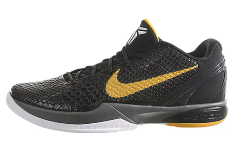 

Кроссовки Nike Zoom Kobe 6 Basketball, черный/темно-желтый