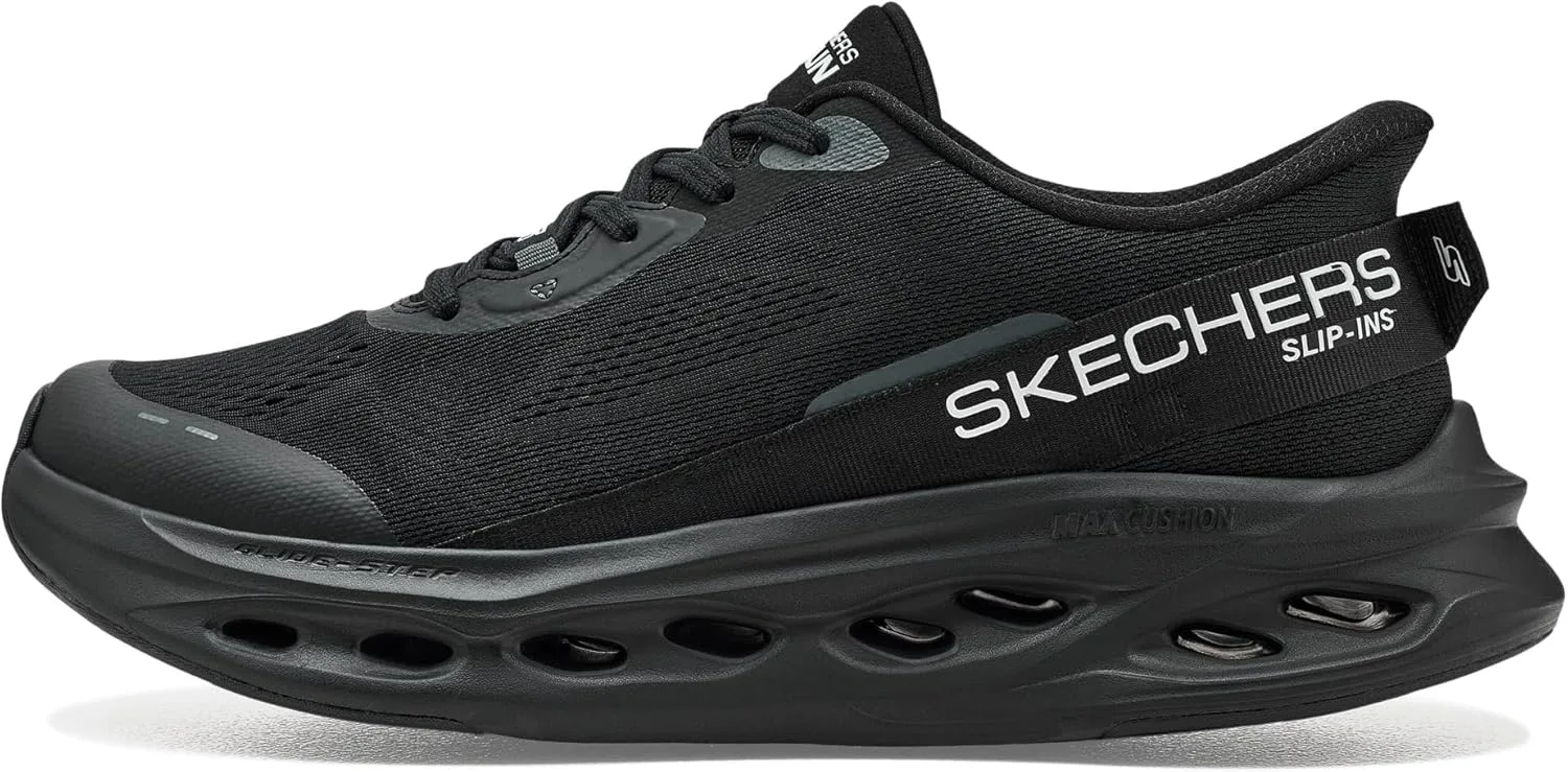 Кроссовки Skechers Men's Max Cushioning Glide Step Advert Hands Free Slip In Trainers, черный — фото 4