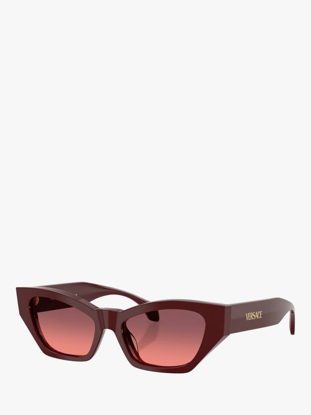 

Женские солнцезащитные очки Cat's Eye VE4488 Versace, Dark Red/Red Gradient