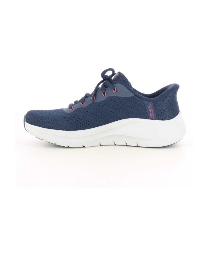 Синие мужские туфли, стильная модель. Skechers, синий — фото 4