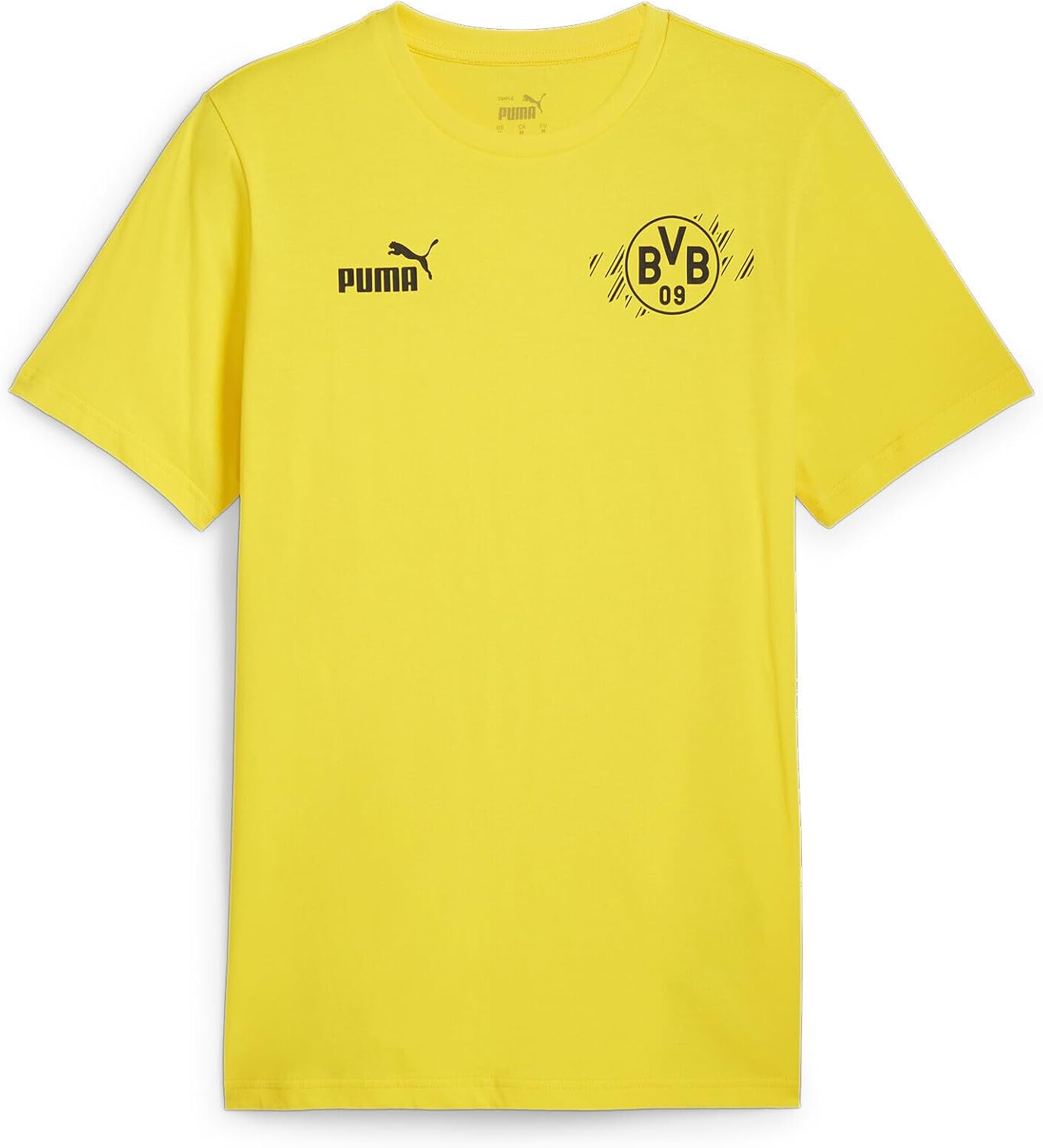 

Футболка Puma 777741 Sporty BVB ftblCulture Tee, мужская, черный/желтый